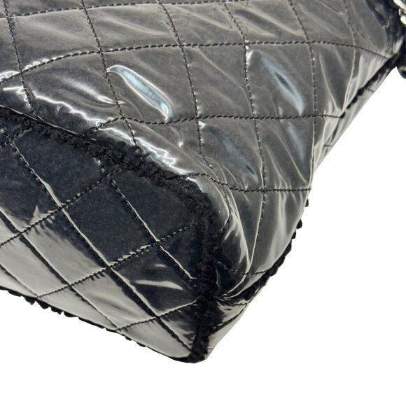 CHANEL Black Coco Mark Shoulder Bag - Picture 9 of 11